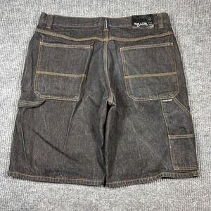 Vintage Roglins Jeans Shorts Men's 40 Southpole Carpenter Denim Charcoal Gray